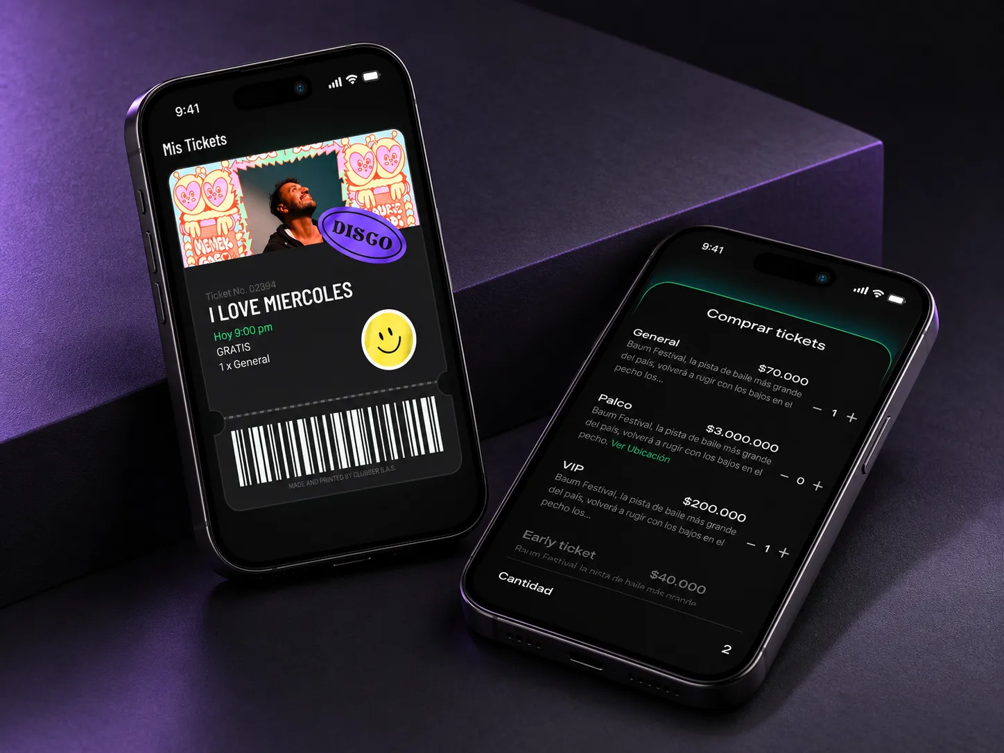 LOUD, app design