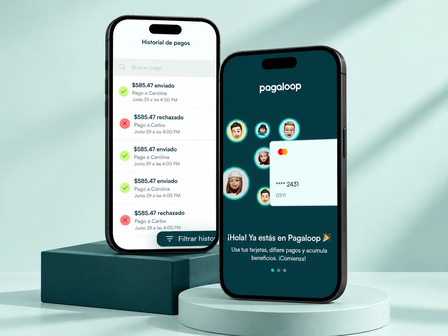 Pagaloop, app design